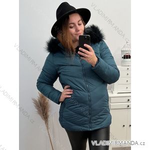 Bunda Zimní s kapucí nadrozměr (4XL-9XL) Victoria rossi ELR22ROSE9330