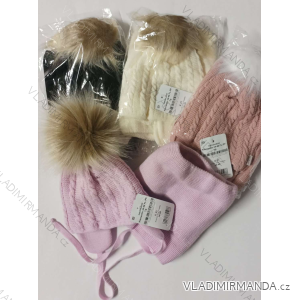 Súprava zimné čiapky a nákrčník detská dievčenské (3-8 rokov) WROBI POĽSKO PV322K-33