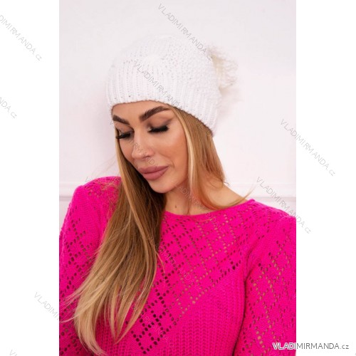 Cap with fleece owl K210 ecru