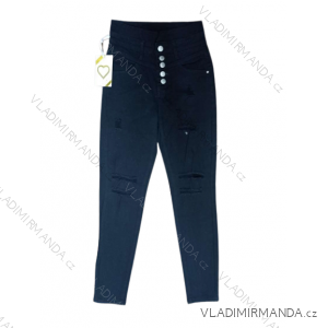 Nohavice rifle jeans s vysokým pásom dlhé trhané dámske (26-32/XS-XL) moon girl MA522LA8976A