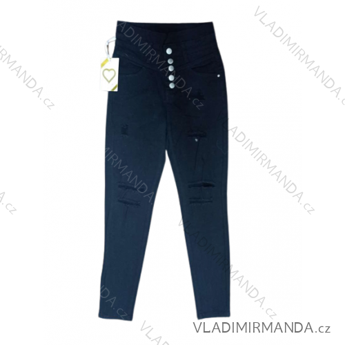 Kalhoty rifle jeans s vysokým pasem dlouhé trhané dámské (26-32/XS-XL ) moon girl MA522LA8976A