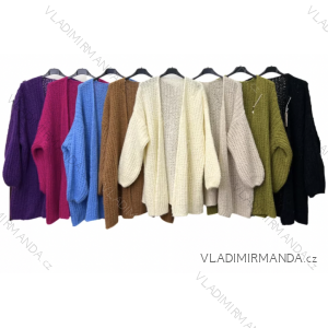 Cardigan pletený dlouhý rukáv dámský (S/M ONE SIZE) ITALSKÁ MÓDA IMPLM22321100016