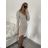 Women's Long Summer Short Sleeve Dress (S / M ONE SIZE) ITALIAN FASHION IMWC222525 S/M Brown