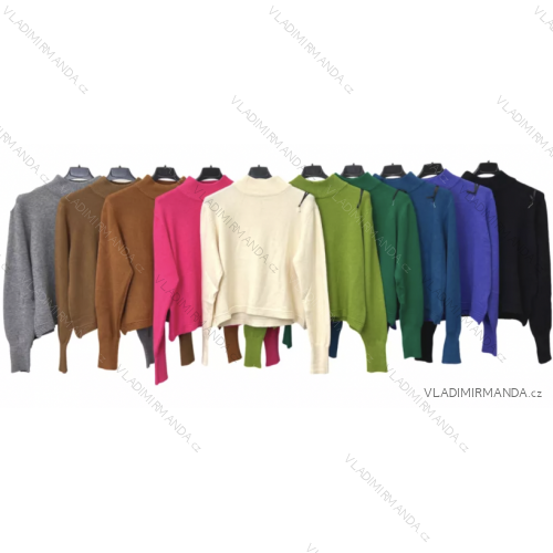 Damen-Strickpullover mit langen Ärmeln (Einheitsgröße S/M) ITALIAN FASHION IMP22003000070