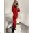 Women's Belted Long Sleeve Knitted Turtleneck Dress (S/M ONE SIZE) ITALIAN FASHION IM422NOEMI