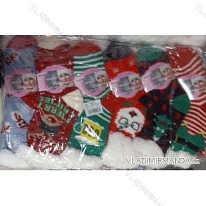 Ponožky teplé thermo vánoční dámské (35-38, 38-42) PESAIL PES22WW032