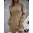 Summer long sleeve flowered women's dress (UNI S / L) ITALIAN FASHION IMK20150