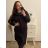 Women's Plus Size Hooded Jacket (XL/2XL ONE SIZE) ITALIAN FASHION IM422684