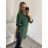 Women's Long Sleeve Oversized Shirt With Belt (S/M/L ONE SIZE) ITALIAN FASHION IMWGS223417