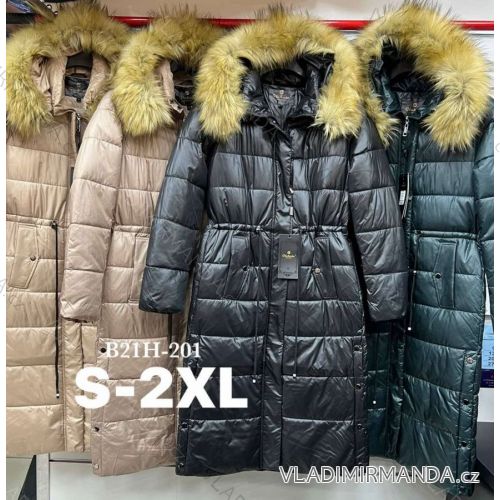 Bunda/kabát s kapucí dlouhý rukáv dámský (S-2XL) PMWB22B21H-201