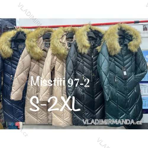 Bunda/kabát s kapucí dlouhý rukáv dámský (S-2XL) PMWB2297-2