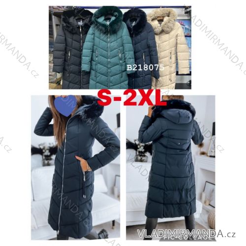 Bunda/kabát s kapucí dlouhý rukáv dámský (S-2XL) PMWB22B18075