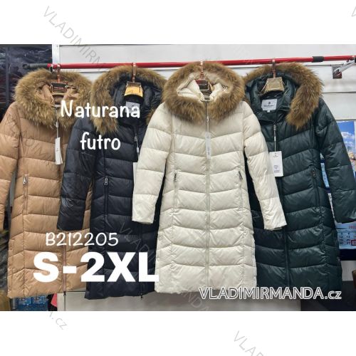 Bunda/kabát s kapucí dlouhý rukáv dámský (S-2XL) PMWB22B212205