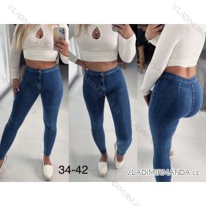 Legíny jeansové dlouhé dámské (34-42) JEANS JAW223895