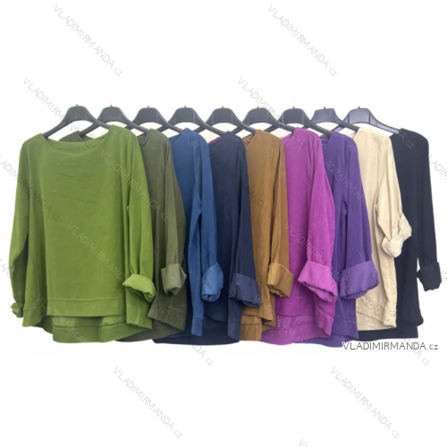Tunika/tričko dlhý rukáv dámska (S/M ONE SIZE) TALIANSKA MÓDA IMPLM22231300085