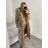 Kabát parka zimní s kožíškem dámský (XS-L) MFFASHION IMMF21PS2220-02