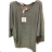 Tunika elegantní třpytivá s flitry lurex dlouhý rukáv dámské (S/M ONE SIZE) ITALSKá MóDA IMM22hg1652