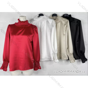 Tunika/halenka dlouhý rukáv dámské (S/M ONE SIZE) ITALSKÁ MÓDA IMPBB22N36130