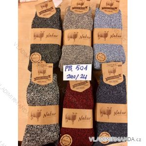 Ponožky teplé vlněné ovčí dámské (35-42) AMZF AMZF22PB501
