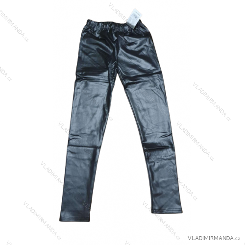 Legíny zateplené EKO koženkové dlouhé dámské nadrozměr (S/M-2XL/3XL) MIEGO MIE22033