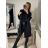 Women's Fluffy Long Sleeve Coat (S/M ONE SIZE) ITALIAN FASHION IMM22MS80586
