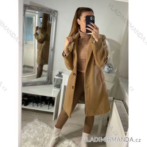 Women's Fluffy Long Sleeve Coat (S/M ONE SIZE) ITALIAN FASHION IMM22MS80586