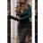 Elegantes Langarmkleid für Damen (S/M ONE SIZE) ITALIAN FASHION IMWB22376