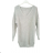 Blouse long sleeve with ruffles women (UNI S / L) ITALIAN FASHION IMK20159 Gray S/M