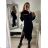 Women's Long Sleeve Knitted Dress (S/M ONE SIZE) ITALIAN FASHION IMWAA223333