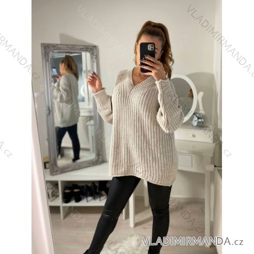 Damen Langarm Pullover (S / M ONE SIZE) ITALIAN FASHION IMM219072