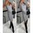 Women's Knitted Sweater Dress Set (S/M ONE SIZE) ITALIAN FASHION IMWE223972
