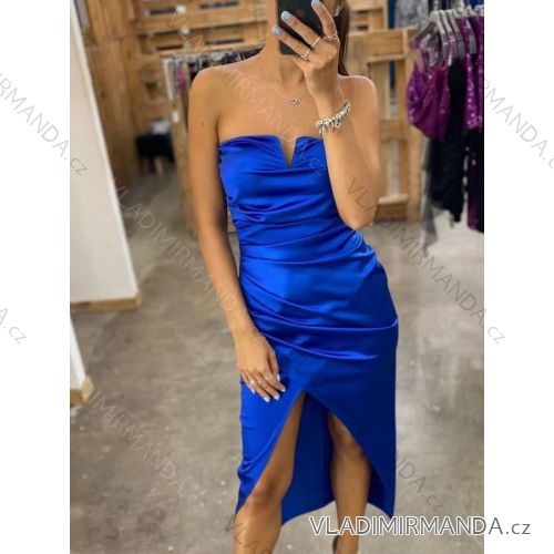 Šaty elegantní mini carmen bez rukávu dámské (S/M ONE SIZE) ITALSKÁ MÓDA IMWDE223964
