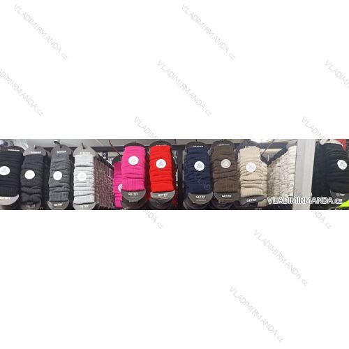 Leg warmers knitted warm universal (ONE SIZE) POLISH FASHION DPP22203