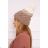 Fleece hat Ilona K218 beige+ecru