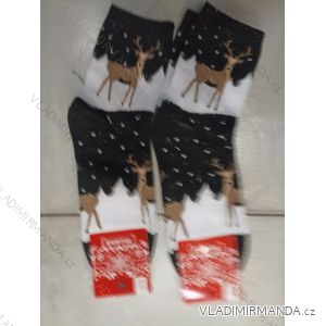 Ponožky slabé vánoční dámské (37-41) POLSKÁ MÓDA DPP22228