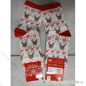Ponožky slabé vánoční dámské (37-41) POLSKÁ MÓDA DPP22231