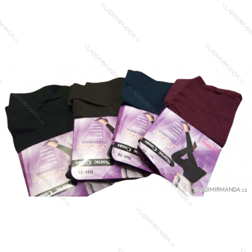 Legíny bezešvé teplé thermo vysoký pas (L/2XL) NOROC COSAS POS22GH-36