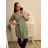 Šaty dlouhý rukáv dámské nadrozměr (L/XL/2XL ONE SIZE) ITALSKá MóDA IM4221260