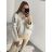 Sveter úpletový oversize s rolákom dlhý rukáv dámsky (S/M/L ONE SIZE) TALIANSKA MóDA IM4221262
