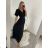 Šaty dlouhé plesové společenské krátký rukáv dámské (S/M/L ONE SIZE) ITALSKÁ MÓDA IMH2280330/DR2 vínová