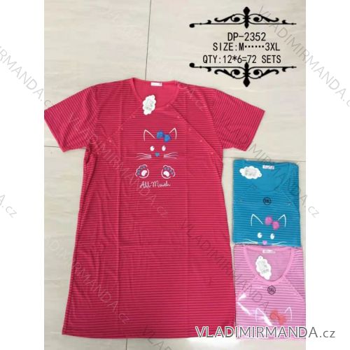 Košeľa nočná na dojčenie dlhý rukáv dámska (m-xxl) N-feel NF22DP-2352