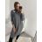 Šaty pletené s rolákem dlouhý rukáv dámské (S/M/L/XL ONE SIZE) ITALSKÁ MÓDA IMWA224000