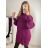 Sveter oversize predĺžený s rolákom dlhý rukáv dámsky (S/M/L ONE SIZE) TALIANSKA MÓDA IMWGS223723
