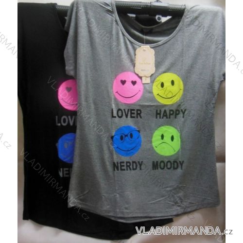 Tričko krátký rukáv dámské (s-xl) GUAN DA YUAN N520-332