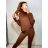 Svetr úpletový s rolákem dlouhý rukáv dámský (S/M ONE SIZE) ITALSKÁ MÓDA IMWGS223724 S/M schwarz