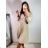 Summer long sleeve flowered women's dress (UNI S / L) ITALIAN FASHION IMK20150