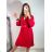 Summer long sleeve flowered women's dress (UNI S / L) ITALIAN FASHION IMK20150