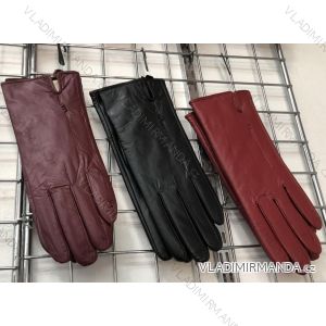 Rukavice zimní prstové kožené dámské (ONE SIZE) ECHT ECH22B007