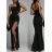 Women's Long Elegant Strapless Prom Dress (S/M ONE SIZE) ITALIAN FASHION IMWE223030