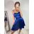 Šaty elegantní společenské na ramínka dámské Lolita (XS/S ONE SIZE) ITALSKá MóDA IM322461